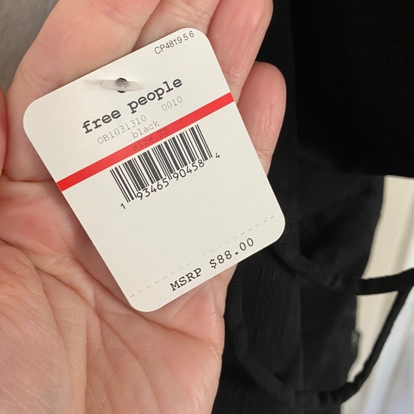 Free People Premonitions Black Bodycon Mini Dress - Picture 10 of 16